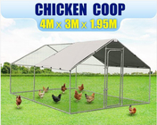 Stable Structure PE Roof OEM Chicken Run Kennel