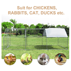 CE Easy Clean 54.5kgs 6x3x2m Walk In Chicken Cage