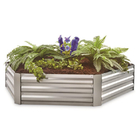 7.9kg Power Coated Surface 8x3ft Raised Metal Garden Bed