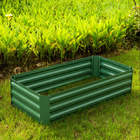 Rectangular L240cm Galvanized Garden Beds For Outdoor
