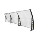 Ultraviolet resist 120cm Outdoor Polycarbonate Awning