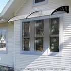 Rust Free 120" External Window Awnings For Rain Protection