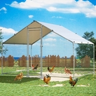 Chicken Run Kennel 2m x 3m Walk In Chicken Cage Coop For Rabbit Hen Cage Pen with PE cover
