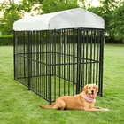 Large Outdoor Dog Kennel Heavy Duty Metal Frame Fence Dog Cage Outside Pen Playpen Dog Run House with UV & Waterproof