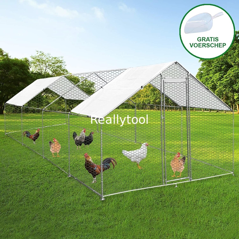 Air Circulation PE Cover Chicken Run Kennel For Poultry