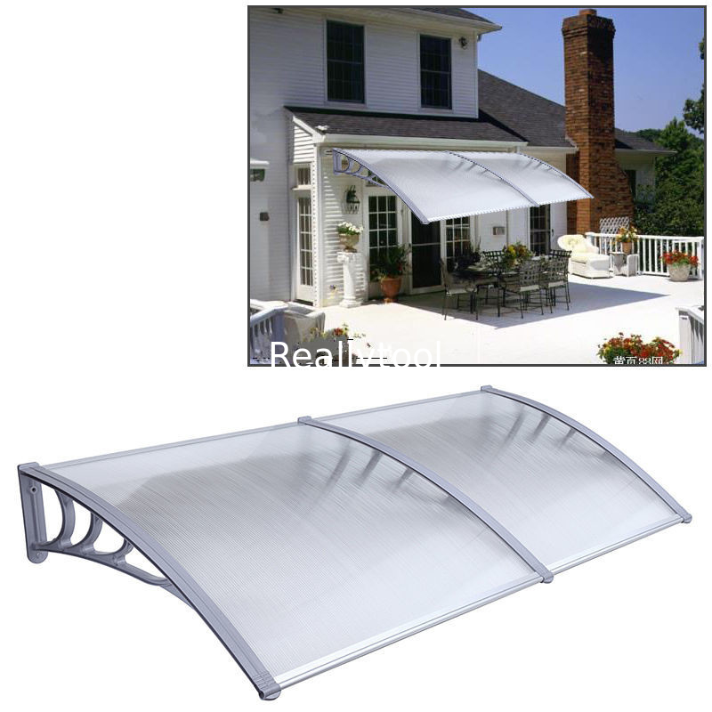 Snow Resistant 90x240cm Window Canopies And Awnings