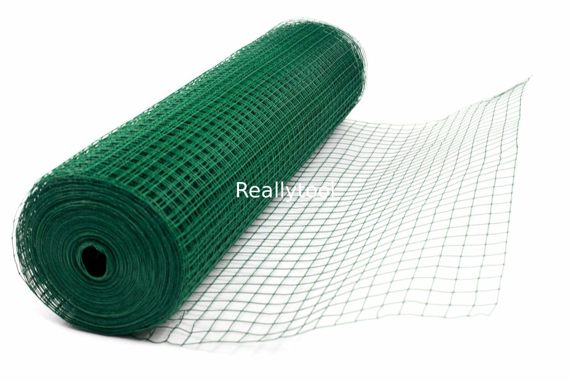PVC Coated 1x1in Hole Chicken Mesh Fencing