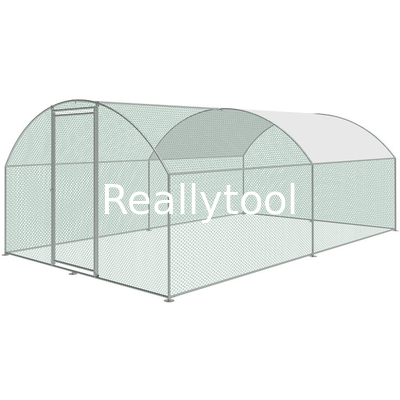 2.8Mx3M Small Size Metal Chicken Coop Run Walk In Chicken Cage For Poultry Rabbit Duck Goose Hen Chicken Cage