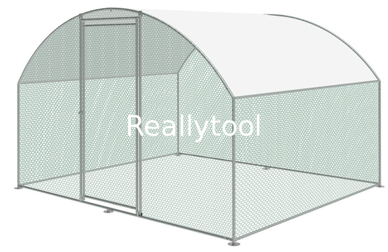 1.4Mx3M XS Size Metal Chicken Coop Run Walk In Chicken Cage For Poultry Rabbit Duck Goose Hen Chicken Cage