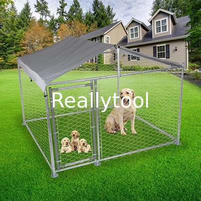 Dog Cage Dog Kennel Cover Weathergard large all Season Run Roof Perfect Fit outdoor Cages and Pens 2x2x1.6m