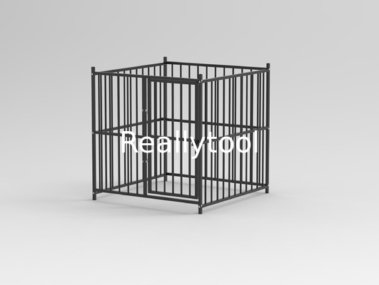 Outdoor Dog Kennel Heavy Duty Metal Frame Fence Dog Cage Outside Pen Playpen Dog Run House Without Roof