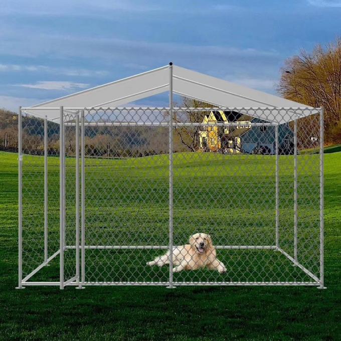 Heavy Duty Chain Link 3m Secure Outdoor Dog Kennel