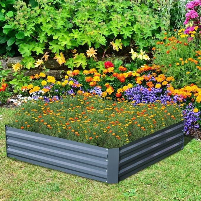 CE 0.3mm Thick L60cm Galvanized Raised Beds